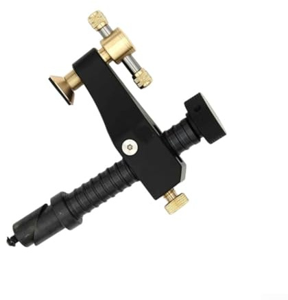 Abrazadera de carpintería para fijación de escritorio, abrazadera de sujeción de mesa de aleación de aluminio con profundidad de garganta de 54 mm y grosor de sujeción de 94 mm, compacta