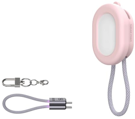 Juego de soporte para dispositivos de transporte diario con funda de silicona, clip y bucle para bolsos, carteras, bolsas y funda de dispositivo de localización de viaje, soporte de silicona, bolsa de