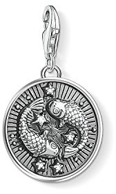 THOMAS SABO Damen Charm-Anhänger Sternzeichen Fische Charm Club 925 Sterling Silber 1639-643-21