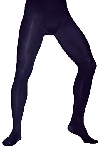 Aurellie Herren Unterwäsche Undurchsichtige Strumpfhosen ROCKY 60 Den (Dunkelblau, XL/XXL)