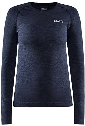 Craft CORE Dry Active Comfort LS W | Funktionsshirt Damen Langarm M | Blaze | Bodymaping für verbesserte Thermoregulierung | Sport Shirts für Damen aus recycelten Materialien | Fitness Shirt Damen