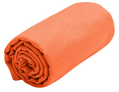 Sea to Summit - Airlite Towel Reisehandtuch M - Hand -/ Badetuch - Mikrofaser - Saugfähig & Schnelltrocknend - Ultraleicht - Kompakt - Wandern - 50 x 100cm - Outback Orange - 47g