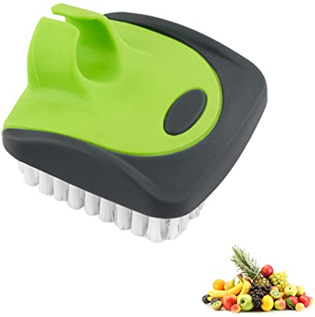 1 cepillo de frutas y verduras, cepillo de lavado de patatas para patatas, zanahorias, frutas y productos de cocina y verduras
