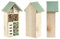 Wooden Insect House Natural Wood Bug Hotel Shelter Garden Nest Box 26cm Wild Insect Bee House Hotel For Bees Butterflies Insects In Garden HTUK