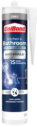 Unibond Kitchen & Bathroom Anti-Mould Cartridge Concrete Grey - 274g
