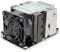 SilverStone Technology XE02-3647N, 2U SFF Server/Workstation CPU Kühler für Intel LGA 3647 Narrow Sockel, SST-XE02-3647NB (Schwarz+Schwarz)