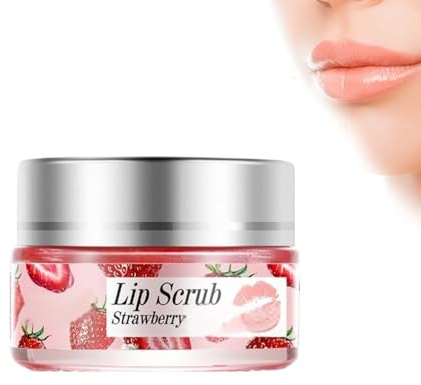 Wonsters lipstick Gommage pour les lèvres à la fraise, baume pour les lèvres et kit d'exfoliation pour les, soin des sèches