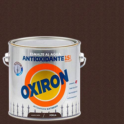 OXIRON Esmalte antioxidante al agua forja Gris acero 2,5L