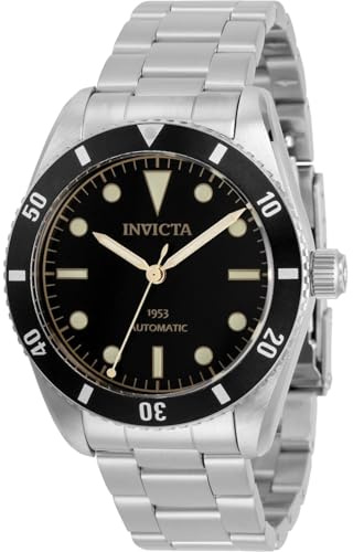 Invicta VINTAGE Pro Diver 31290 Men's Watch - Waterproof - Analogue - Automatic Movement - stainless steel with Black dial - 40mm