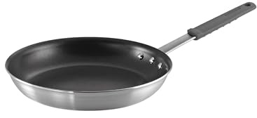Tramontina Professional 12-Inch Non Stick Large Frying Pan, Heavy-Gauge Aluminum Skillet with Reinforced Nonstick Coating, Gray Handle, Dishwasher and Oven Safe