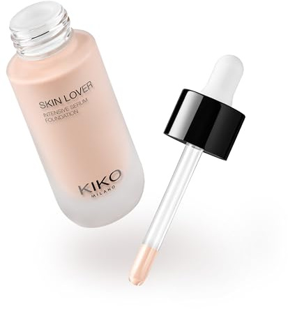 KIKO Milano Skin Lover Intensive Serum Foundation 1CR, Long-Lasting Moisturising Serum Foundation