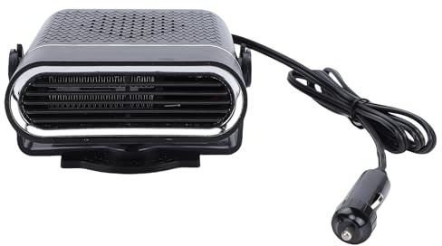 aqxreight Calentador de Coche 150W 2 Engranajes Calentamiento Rápido Parabrisas Desempañador y Descongelador Calentador de Coche Ventilador Vehículo