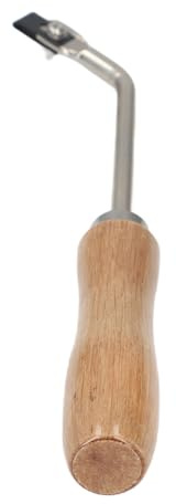 RIZGHWOY Couteau à Rainurer Gouge, Outil Confortable pour Revêtement de Sol en Bois de Hêtre pour la Construction en PVC, 1 Rainure + 3 Lames