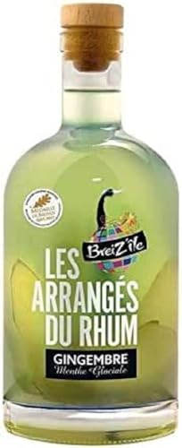 Breiz'Ile - Les arrangés du rhum - Gingembre/Menthe Glaciale - Punch au rhum - 28,0% Vol. 70cl