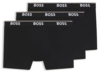 BOSS Boxerbr 3p Power, Bóxer para Hombre, Negro (Black), L