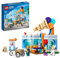LEGO 60363 City Eisdiele, Spielzeug-Laden für Kinder ab 6 Jahren, Set mit 3 Minifiguren mit lustigem Zubehör und einem Lastenrad, Geschenk zum Geburtstag für Jungen und Mädchen