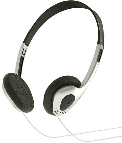 Casque rétro | Casque audio filaire | Casque rétro supra-auriculaire | Casque stéréo léger pour l'école, le bureau | Casque à armatures Vintage Feelings | Écouteurs pour baladeur