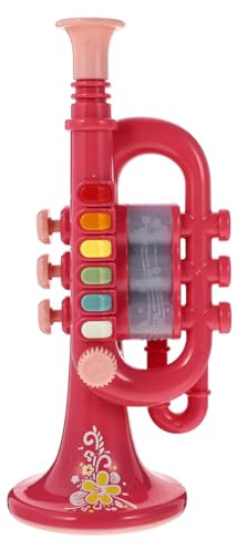 BESTonZOTrompette Jouets, Trompette Corne avec Musique Portable Te pour Enfants Jouet, Instruments à Vent pour Enfants Modèle De Te, D'instruments éducatifs s Musicaux