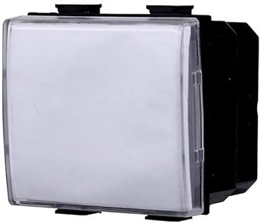 Pulsante portanome 2P compatibile Bticino Matix colore bianco