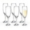 Sicignano | Calice Flute Emperador 21.5 cl, Set 6 Pezzi, Vetro Trasparente, Altezza 21 cm, Lavabili in Lavastoviglie