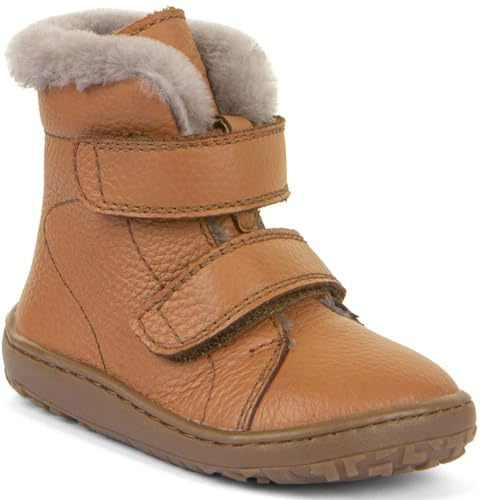 Froddo Stivali invernali G3160248 in nappa con fodera in pelliccia di agnello, cognac, 29 EU