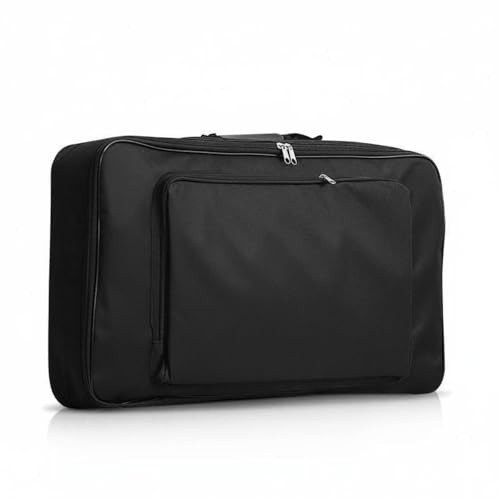 LeeQinersw Effects Pedal Case Oxford Material Pedalboard Gig Bag Large Capacity Storage Zippered Pocket Handy Handle Suitable for Live Shows Instrument Transport Music Production Practicing