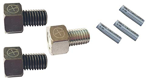 GEO-VERSAND Unisex – Erwachsene Geocaching Magnetische Schraube-Set mit Logstreifen 6 TLG Versteck, Mehrfarbig, One Size