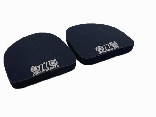 O-PADS Replacement Aerobar Arm Pads Compatable with 3T Aduro & P5 Pads with Hook Sheet for Triathlon and Time Trial Bikes