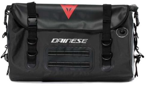 Dainese - Utforska, svart, 60 L, Resväska, PVC, vattentät, motorcykel resväska