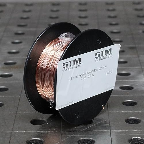 STM Der Meisterladen MIG MAG Stahl Schweißdraht Ø 0,8mm SG2 CO2 G3Si1 D100 0,5kg…
