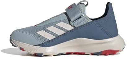 adidas Terrex Voyager 21 Slipon TRAVEL Shoes, Unisex-Kinder Sneaker, Magic Grey/Putty Mauve/Pure Ruby,