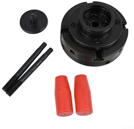 Juego de 4 mandíbulas autocentrantes de 4 pulgadas, 33 x 3,5 mm, para tornos de carpintería con interior ajustable y exterior expandible, portabrocas incluido