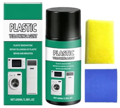 Gulningsborttagare 100 Ml Reparerande Och Glansåterställande Medel | Med Och Trasa, Luftkonditioneringsrengöringsspray För Frys, Mikrovågsugn, Kylskåp, Toalett, , , Ångkokare