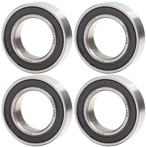 15267-2RS Rodamiento de bolas, 15 x 26 x 7 mm, acero cromado sellado de goma, rodamientos 15267RS para buje trasero clásico americano, 4 unidades