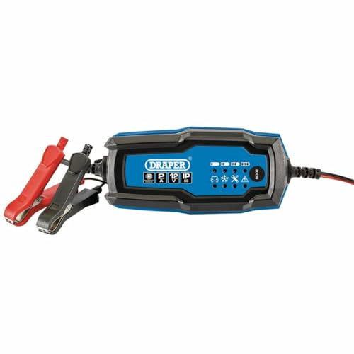 Draper 53488 12V Smart Charger and Battery Maintainer (2A)