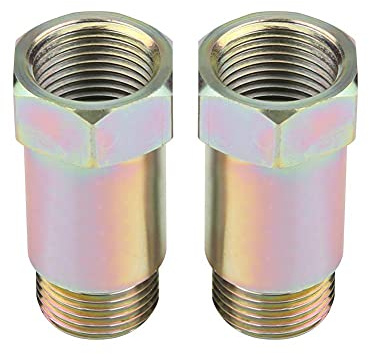 Lambdasondadapter för avgassystem, 1 par 45 mm M18 x 1,5 syresensor förlängning avgassystem lambdca sond förlängningsadapter återfyllning
