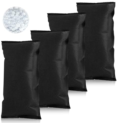 OMECO Entfeuchter Auto Kissen 2000g Wiederverwendung Silica Gel Luftentfeuchter Granulat Pack,Gegen Feuchtigkeit und Nebel im Auto,Beseitigen Sie unangenehme Gerüche für Keller,Schränke,Auto 4x500g