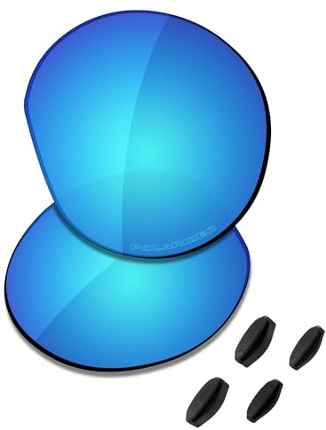Saucer Lentes de repuesto prémium para gafas de sol Oakley HSTN OO9464 de 52 mm, Azul glaciar polarizado, Taille unique