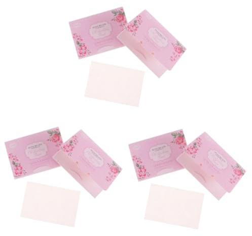 Didiseaon 300pcs Natural Fiber Oil Absorbing Paper for Skin Care Facial Oil Blotting Paper for Face Skincare and