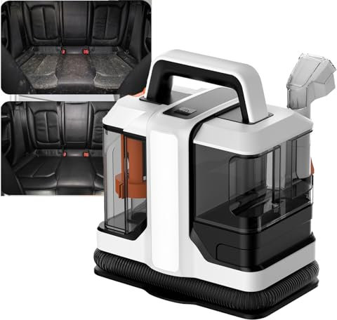 Macchina Pulitrice per Tappeti Portatile, 750W Aspirapolvere per Divani e Tappezzeria con Grande Capacità Serbatoio Acqua Dolce Da 1080ml e Serbatoio Delle Acque Reflue Da 800ml