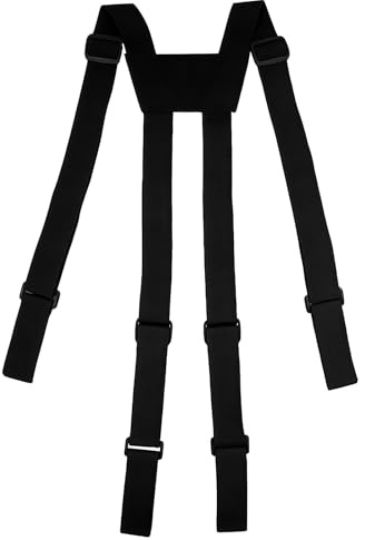 Tirantes tácticos para cinturones de trabajo, cómodo ajuste ajustable de nailon para hombres, ideal para policía y seguridad