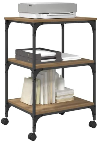 vidaXL Soporte para Impresora Roble Artisan 50 x 41 x 75 cm