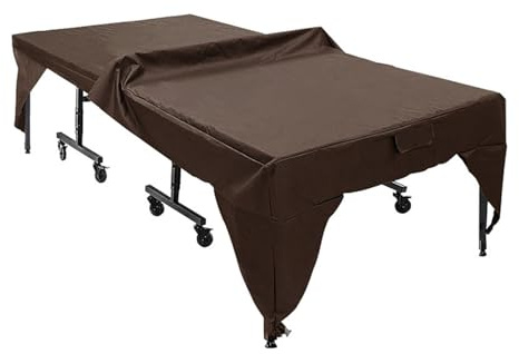 UncleS Cubierta impermeable para mesa de tenis, cubierta de tenis para el polvo, cubierta de ping pong a prueba de sol, protección de tenis, cubierta de polvo de mesa de ping pong