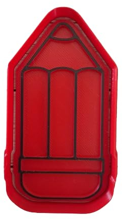 Tagliabiscotti.it - Matita cookies cutter/tagliabiscotti - Ritorno a scuola - Formina per realizzare Biscotti o decorazioni in pasta di zucchero - Dimensioni 8cm x 4,5cm x 1,2cm