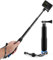 GlasFlength Selfie Stick für GoPro, 49CM Teleskop-Selfie Stick für GoPro Hero 12 11 10 9 8 Schwarz Teleskopstange Selfie für IDJI Osmo Action AKASO SJCAM und Andere Action-Kameras (Aluminiumlegierung)