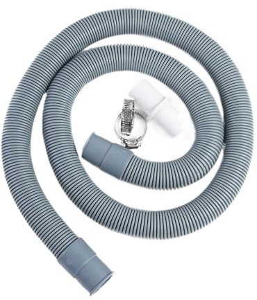 Avloppsslang, Tvättmaskinslang Universal Tvättmaskin Diskmaskin Avloppsslang Förlängningsrörsats 3/2/1M Tillbehör for hembadrum(3 Meter)