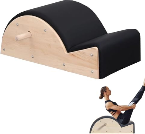 Corrector de Postura en Barril de Pilates - Soporte de Columna para Ejercicios de Equilibrio - Camilla de Espalda para Pilates en casa - Máquina de Entrenamiento de Fuerza para Gimnasio en casa