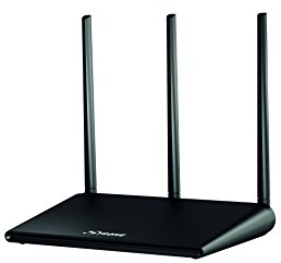 Strong 750 Router Wi-Fi AC Dualband, Tre Antenne Regolabili, Parental Control e Rete Ospiti con Android o IOS App, Nero, 4 Porte Ethernet LAN, Nero