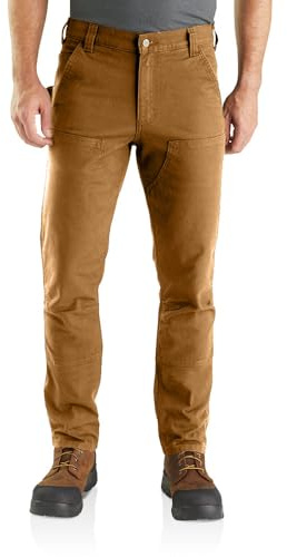 Carhartt Herren Rugged Flex® Straight Fit Duck mit verstärkter Vorderseite, Braun, W36/L34