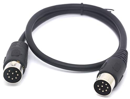 HUHANGGod MIDI-Kabel 8-polig DIN Lautsprecherverlängerung Stecker auf Stecker, Konverterkabel für Bang and Olufsen B&O PowerLink BeoLab 50cm (50 cm)